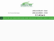 Tablet Screenshot of gogreenair.net